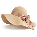 UancNer™ Blush Ribbon Floppy Sun Hat