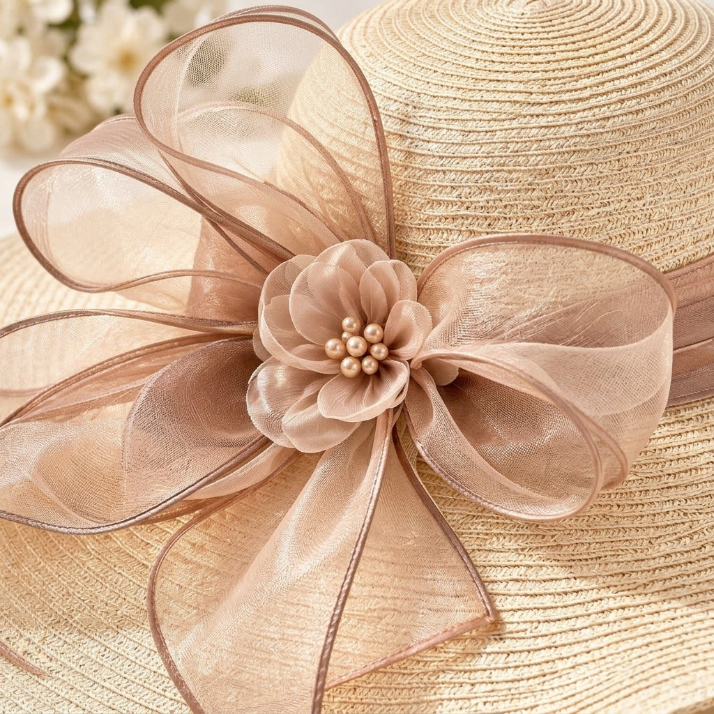 UancNer™ Pearl Blossom Occasion Hat